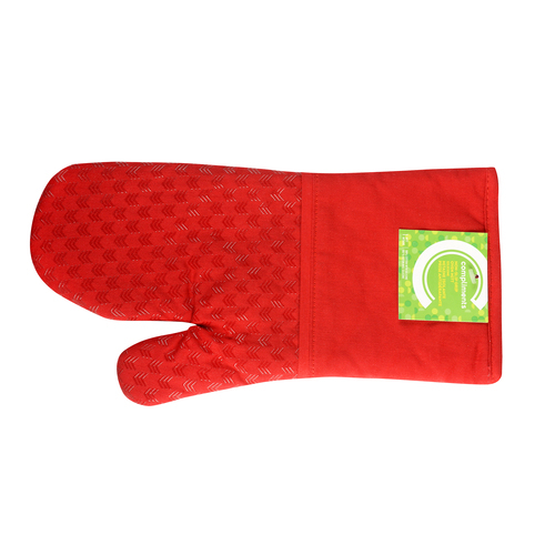 Silicone Red Oven Mitt 1 EA Compliments.ca