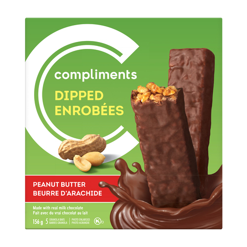 Barre protéinée, 5 x 48 g, granola avec arachides et fudge