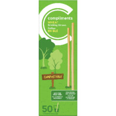 Read more about Compostable Wheat Drinking Straws 50 EA