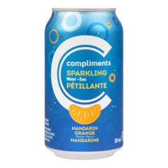 En savoir plus sur Eau pétillante mandarine et orange 355 ml