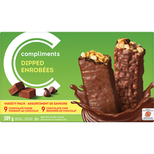 Granola Bars Dipped Variety Pack 589 g Compliments.ca
