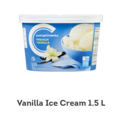 En savoir plus sur Crème glacée à la vanille 1.5 L