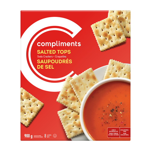 Soda Crackers Salted Top 900 g Compliments.ca