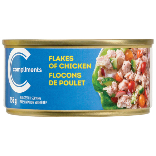 Can Meat Flakes Of Chicken 156 g Compliments.ca