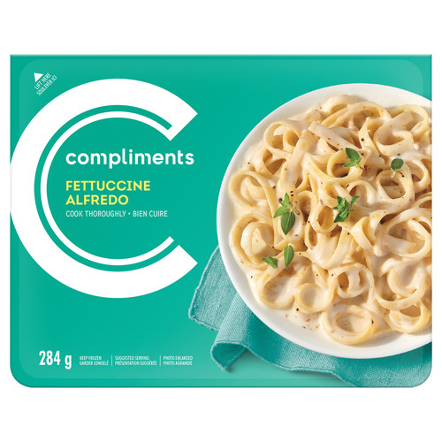 Fettuccine Alfredo Frozen Entree 284 g Compliments.ca