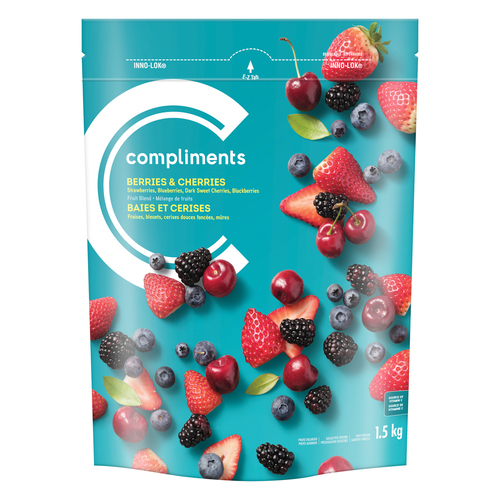 Frozen Fruit Berries & Cherries1.5 kg Compliments.ca