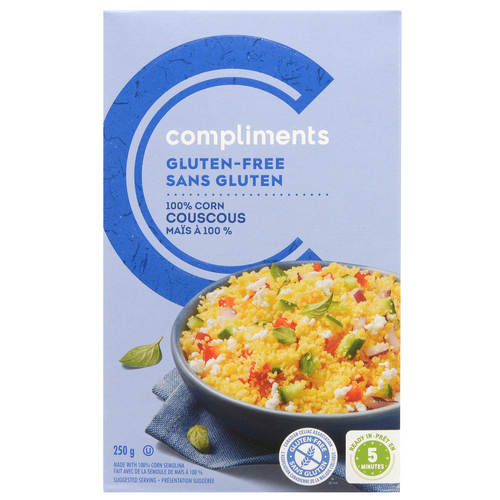 Gluten Free 100 Corn Couscous 250 g Compliments.ca