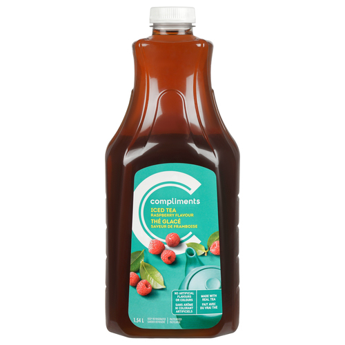 Iced Tea Raspberry Flavour 1.54 L | Compliments.ca