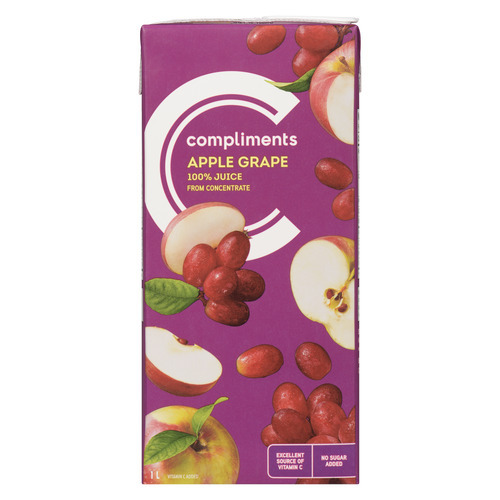 Juice Apple Grape 1 L Compliments.ca