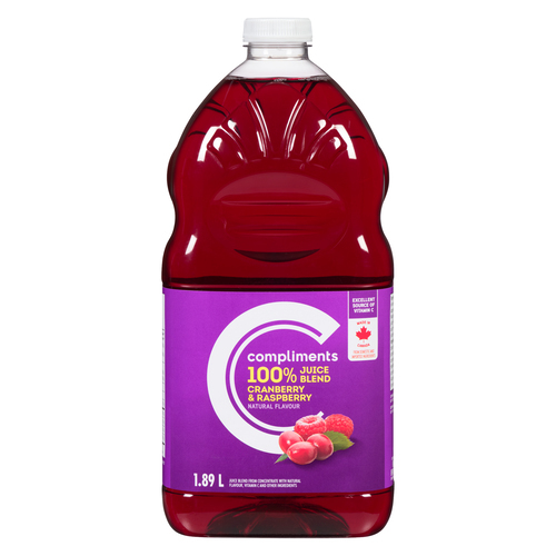 Juice Blend Cranberry Raspberry 1.89 L Compliments.ca