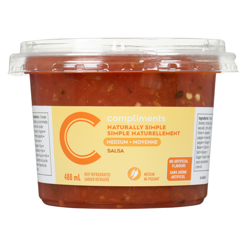 Naturally Simple Salsa Medium 488 ml | Compliments.ca