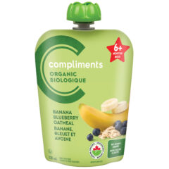 Read more about Organic Baby Food Purée Banana Blueberry & Oatmeal 128 ml