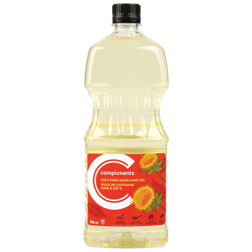 Safflower Oil 100 Pure 946 ml Compliments.ca