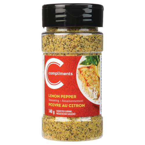 Seasoning Lemon Pepper 140 g Compliments.ca