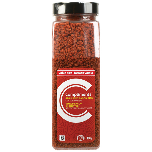 Simulated Bacon Bits 490 g Compliments.ca