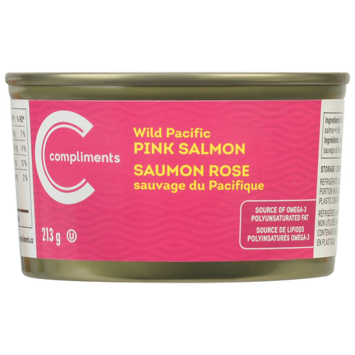 Wild Pacific Pink Salmon 213 g | Compliments.ca