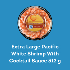 Extra Large Pacific White Shrimp With Cocktail Sauce 312 g