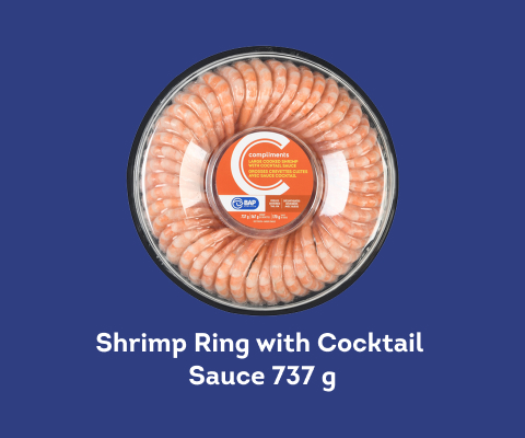 Shrimp Ring with Cocktail  Sauce 737 g
