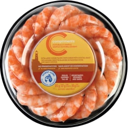 Naturally Simple Extra Large Cooked Pacific White Shrimp with Cocktail Sauce 312 g
