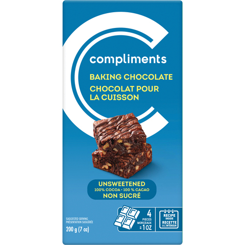 Baking chocolate unsweetened deals