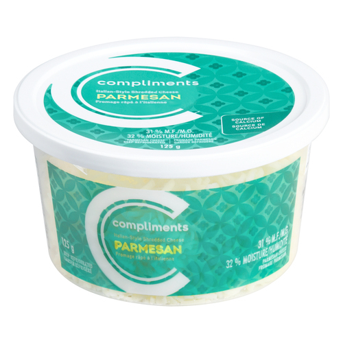 Fromage Parmesan rapé 125 g