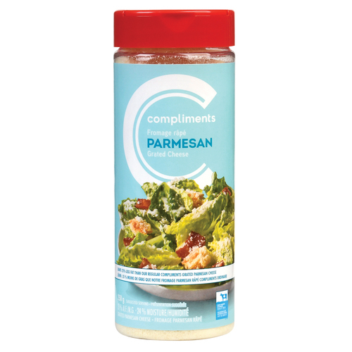 Light Grated Cheese Parmesan 250 g Compliments.ca