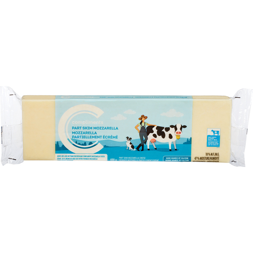Mozzarella Cheese Part Skim 400 g Compliments.ca