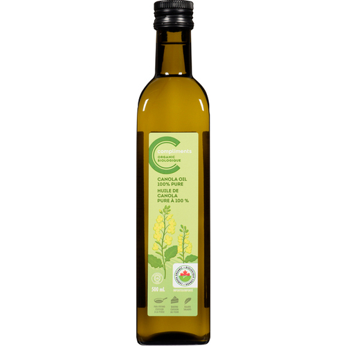 Organic Canola Oil 500 ml Compliments.ca