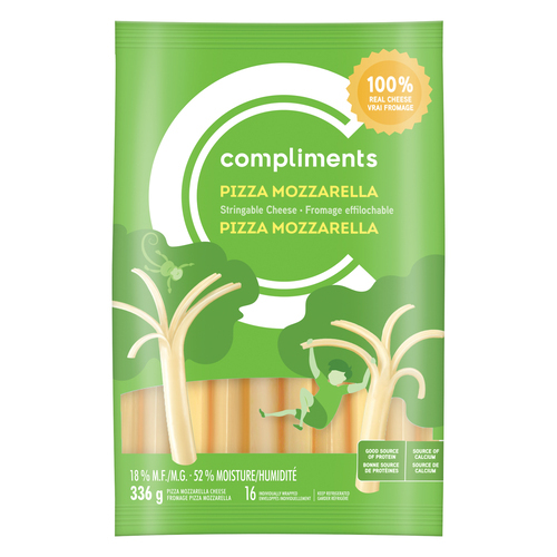 Pizza Mozzarella Cheese Strings 336 g Compliments.ca