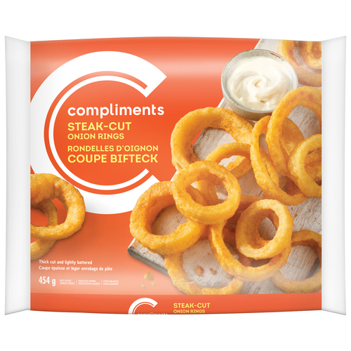 Steak Cut Onion Rings 454 g Compliments.ca