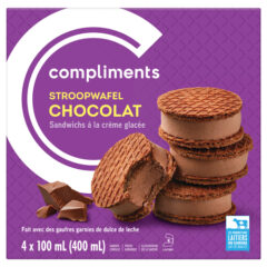 En savoir plus sur Stroopwafel Chocolate Ice Cream Sandwich 4 x 100 ml