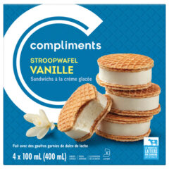 En savoir plus sur Stroopwafel Vanilla Ice Cream Sandwich 4 x 100 ml