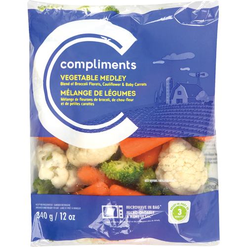 Vegetable Medley 340 g Compliments.ca