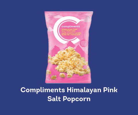 Compliments Himalayan Pink Salt Popcorn