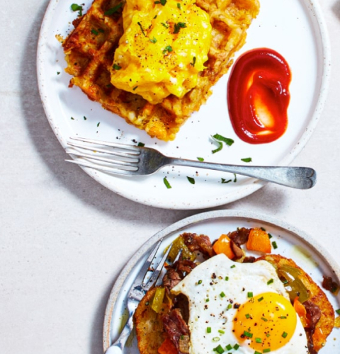 Hash_brown 3 ways with hash browns