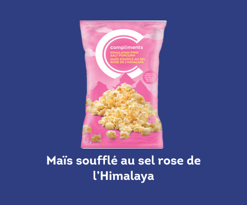 Mais souffle au sel rose de l'Himalaya