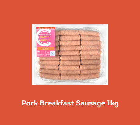 Pork Breakfast Sausage 1kg