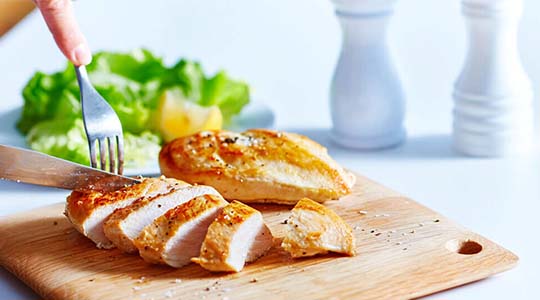 Juicy chicken breasts