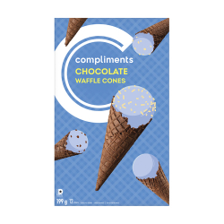 Chocolate Waffle Cones