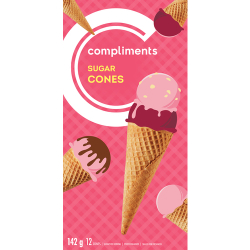 Compliments Sugar Cones