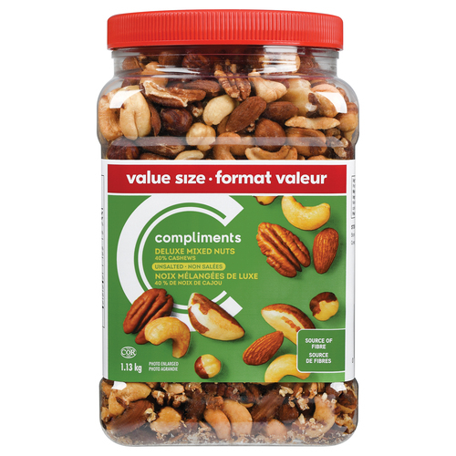 Deluxe Mixed 40% Cashews Roasted & Salted Nuts 1.13 KG
