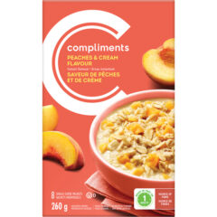 Read more about Instant Oatmeal Peaches & Cream Flavour 260 g