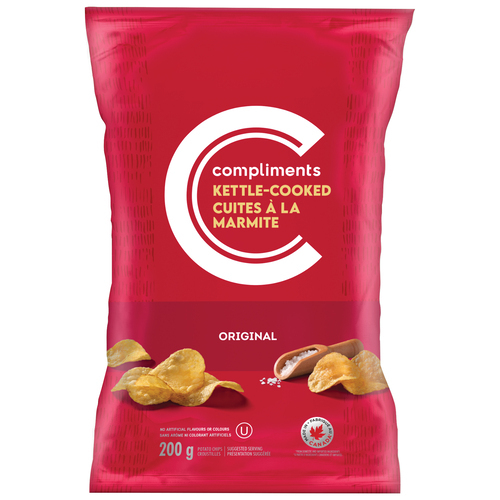 Kettle Chips Original 200 g Compliments.ca