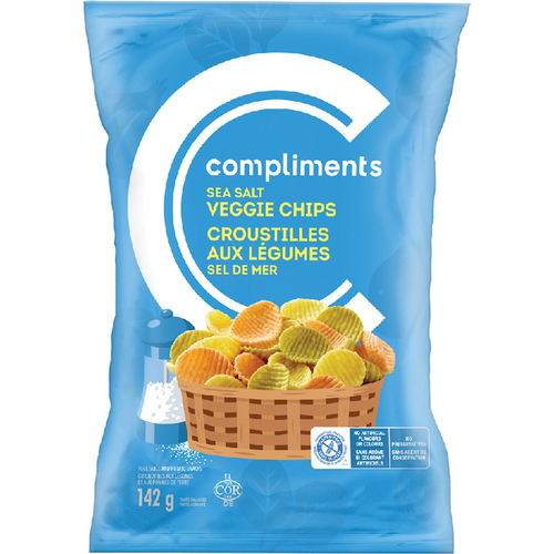 Veggie Chips Sea Salt 142 g Compliments.ca