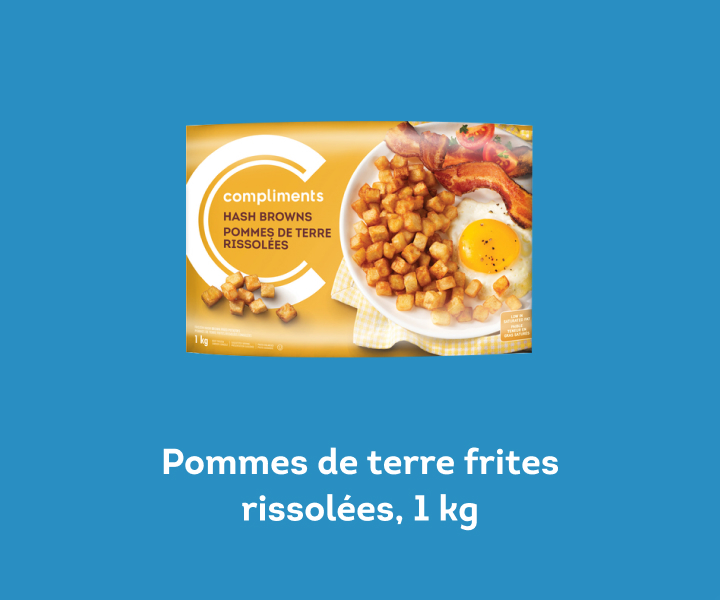 Pommes de terre frites rissolées, 1kg