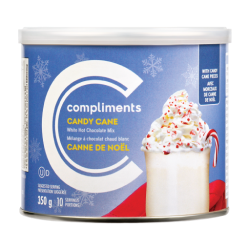 Tin of Candy Cane White Hot Chocolate Mix