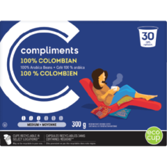 Coffee Pods 100 Colombian, 300g