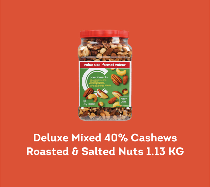 Deluxe Mixed 40% Cashews Roasted & Salted Nuts 1.13 KG