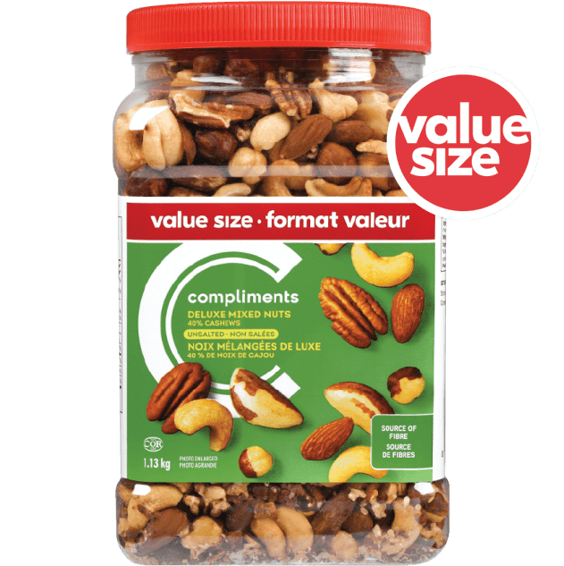 Jar of Deluxe mixed nuts