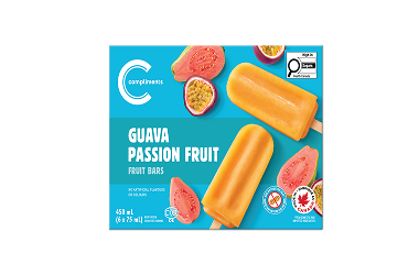 Guava Passion Fruit Bar in blue box